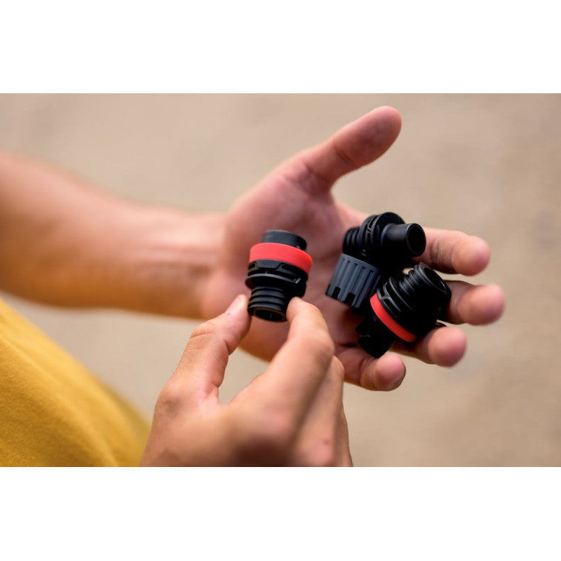 Duotone e-Pump Lazepump tillbehör sedd framifrån i profil