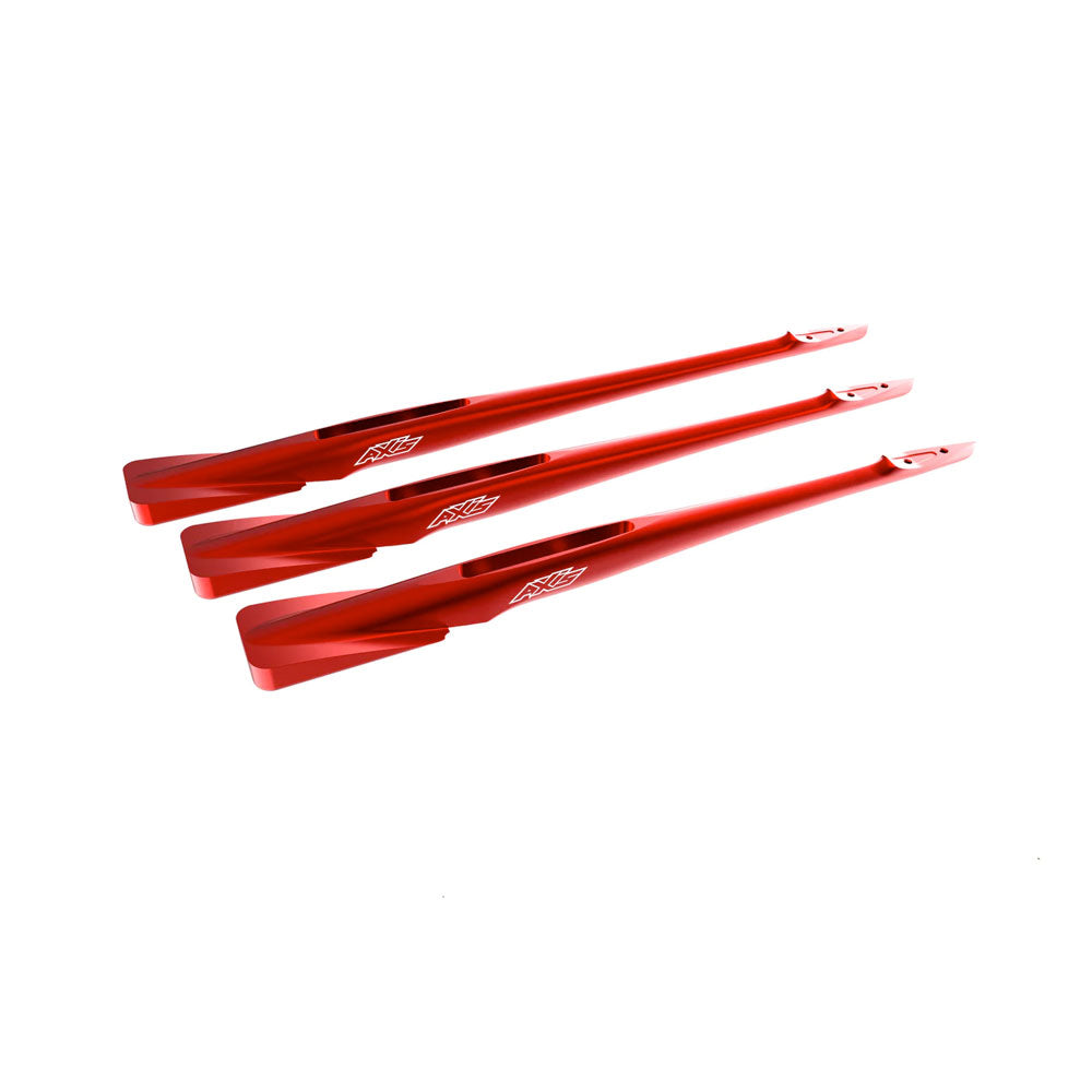 Red Advance Fuselage (+40 mm) i Short, Ultrashort & Crazyshort – foilkomponent för ökad svängförmåga och känsla, inkl. skyddsfodral.