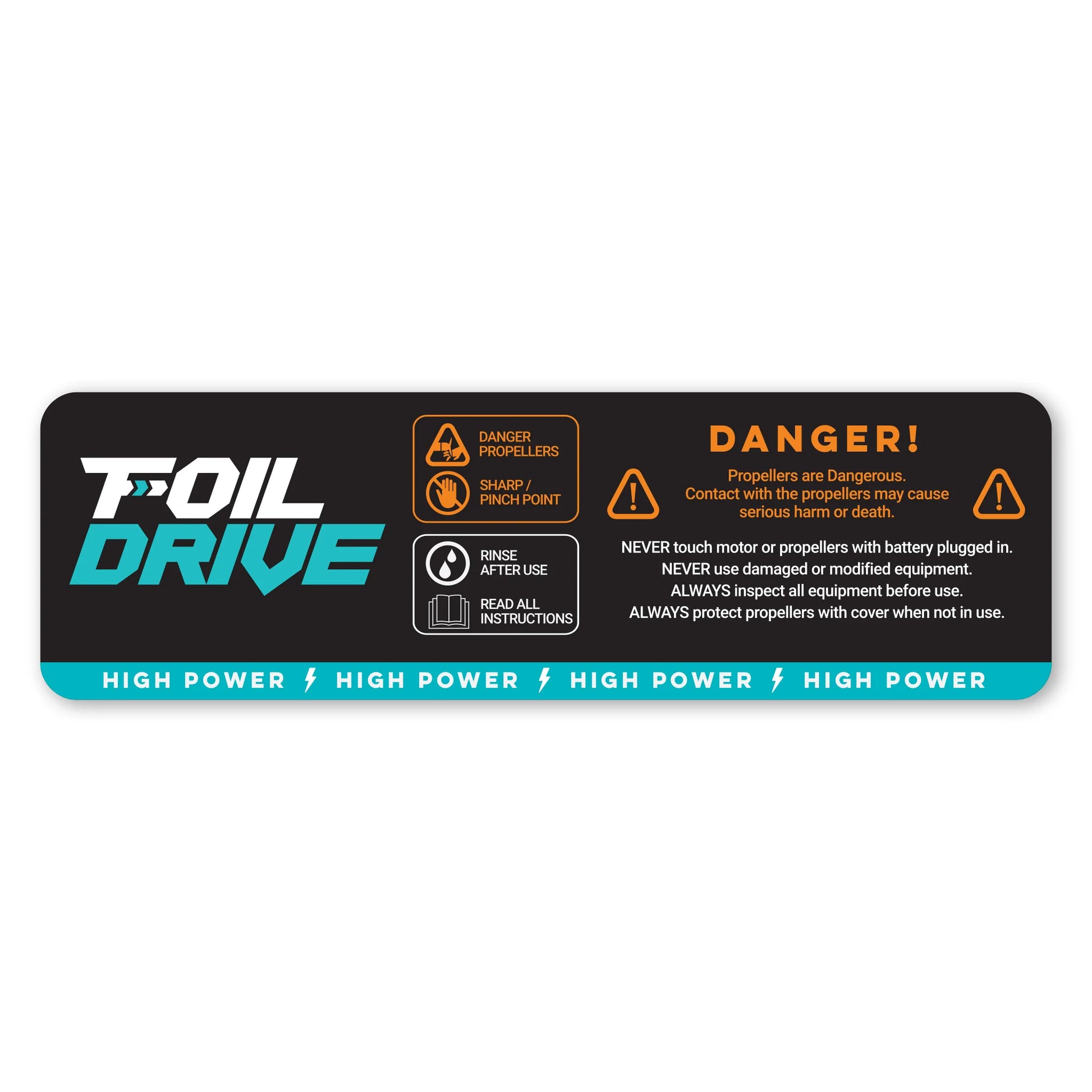 Protection Sticker for High Power Motor - Foil Drive