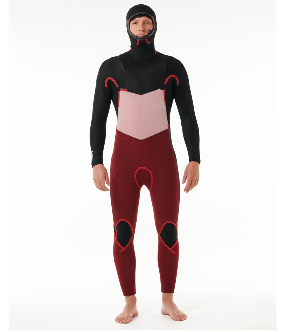 Rip Curl Dawn Patrol 6/4 Hooded 26 vintervåtdräkt framifrån