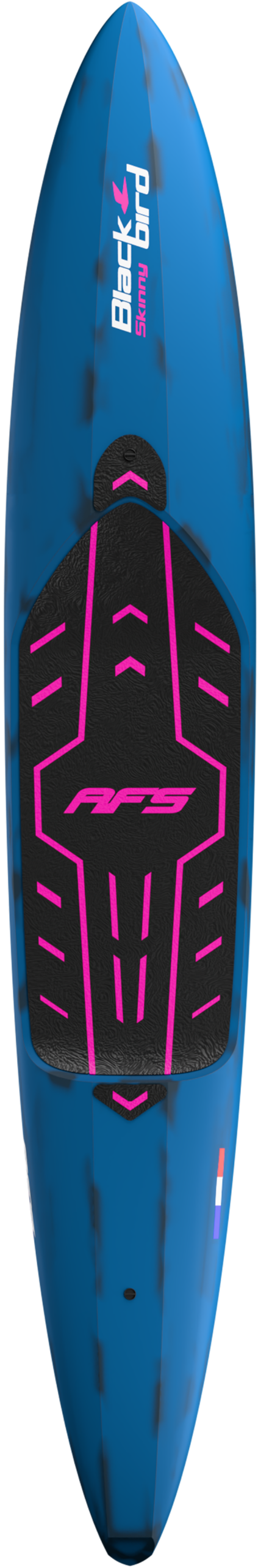 AFS Blackbird Skinny downwind-foilbräda i vit färg