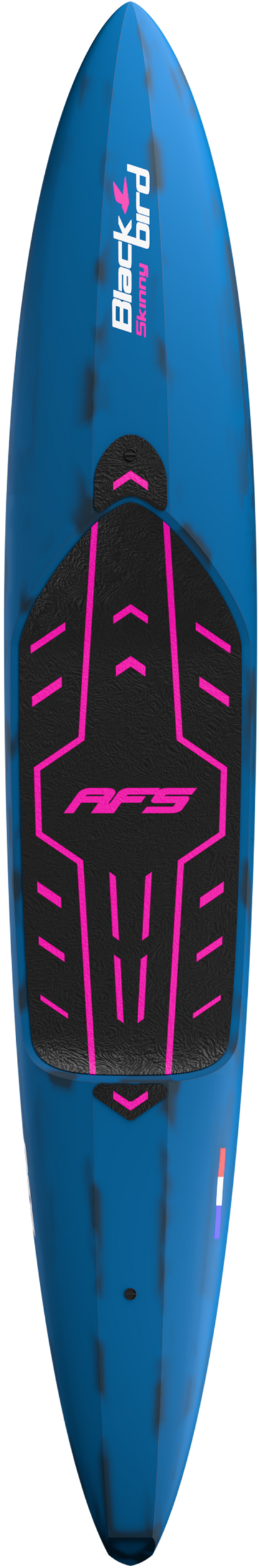 AFS Blackbird Skinny downwind-foilbräda i vit färg
