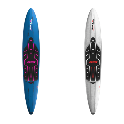AFS Blackbird Skinny downwind-foilbräda i vit färg