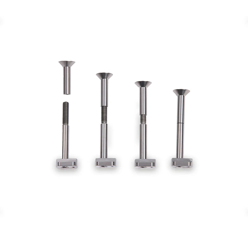 Fusion Only Titanium Mast Plate Split Bolt Silver - Foil Drive