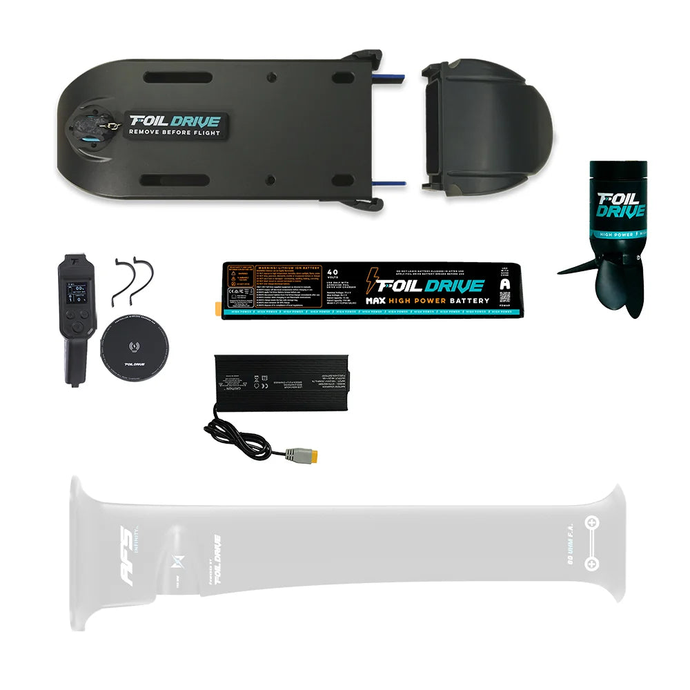 Foil Drive Assist MAX x AFS Infinity Carbon Integrated Mast Bundle - Foil Drive