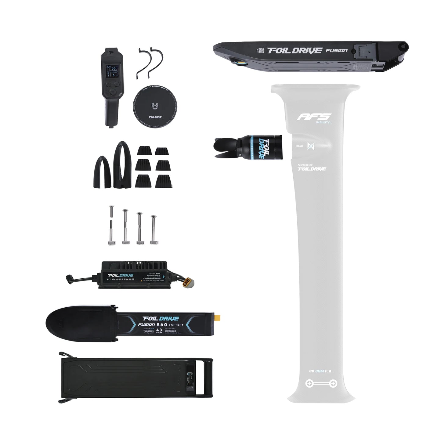 Foil Drive Fusion x AFS Infinity Carbon Integrated Mast Bundle - Foil Drive