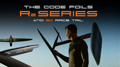 Code Foils Rv2 Series monterad med Code Foils Race Series stabilisator
