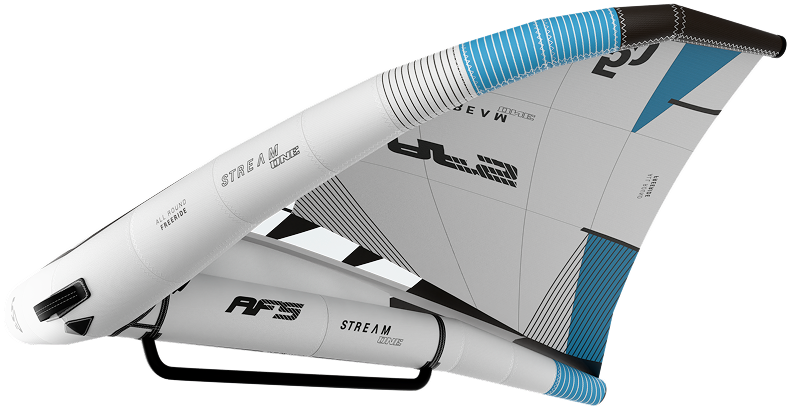 Uppblåst AFS Stream One allround-vinge för wingfoil