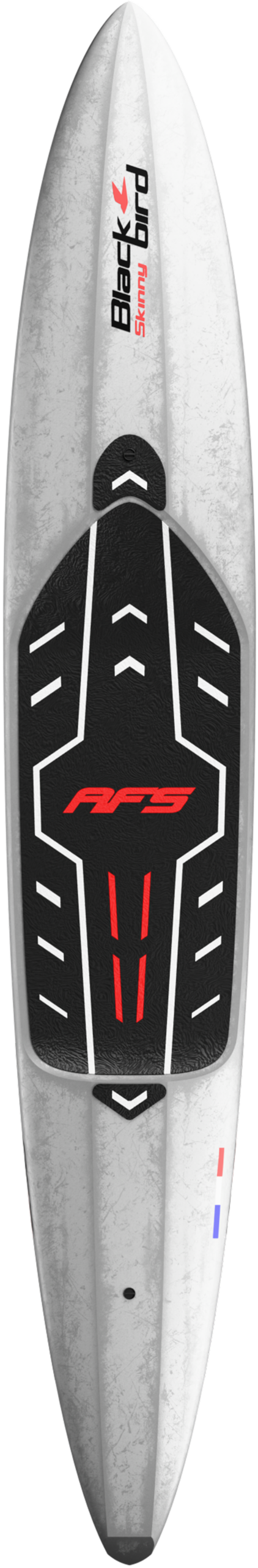 AFS Blackbird Skinny downwind-foilbräda i vit färg