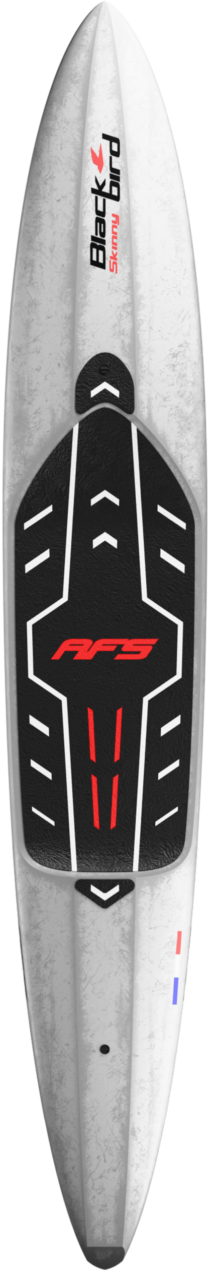AFS Blackbird Skinny downwind-foilbräda i vit färg