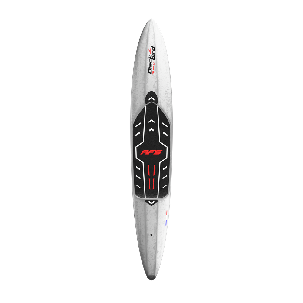 AFS Blackbird Skinny downwind-foilbräda i vit färg