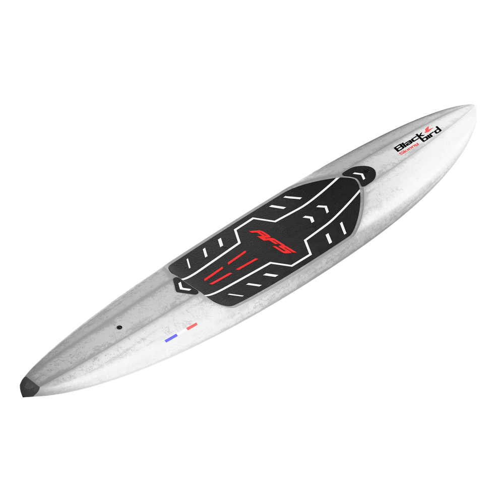 AFS Blackbird Skinny downwind-foilbräda i vit färg