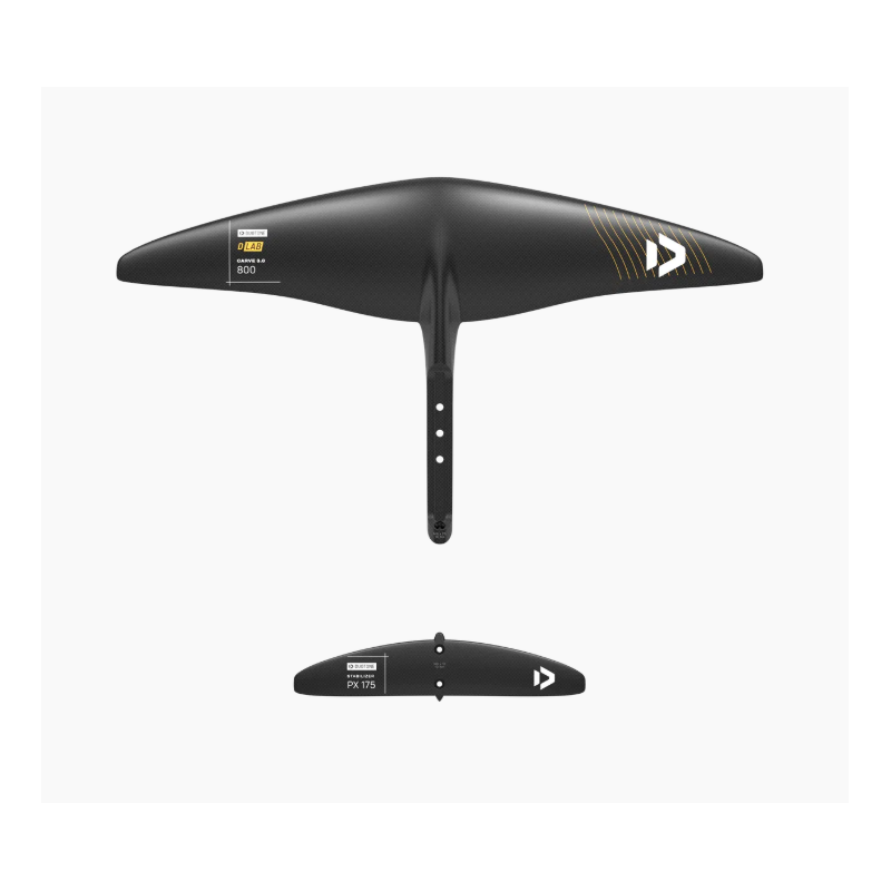 Duotone Carve 3.0 D/LAB Foil Wing Set med front wing och Stabilizer PX