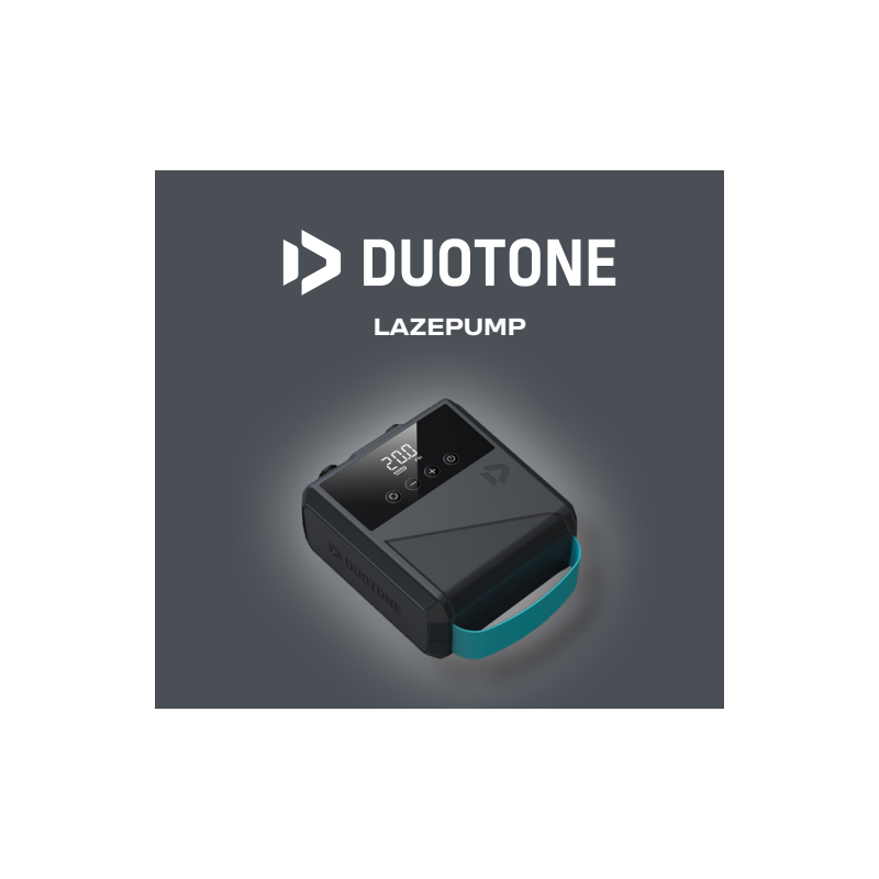 Duotone e-Pump Lazepump tillbehör sedd framifrån i profil