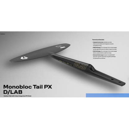 Duotone PX D/LAB Monobloc-Tail 160 i carbonkonstruktion