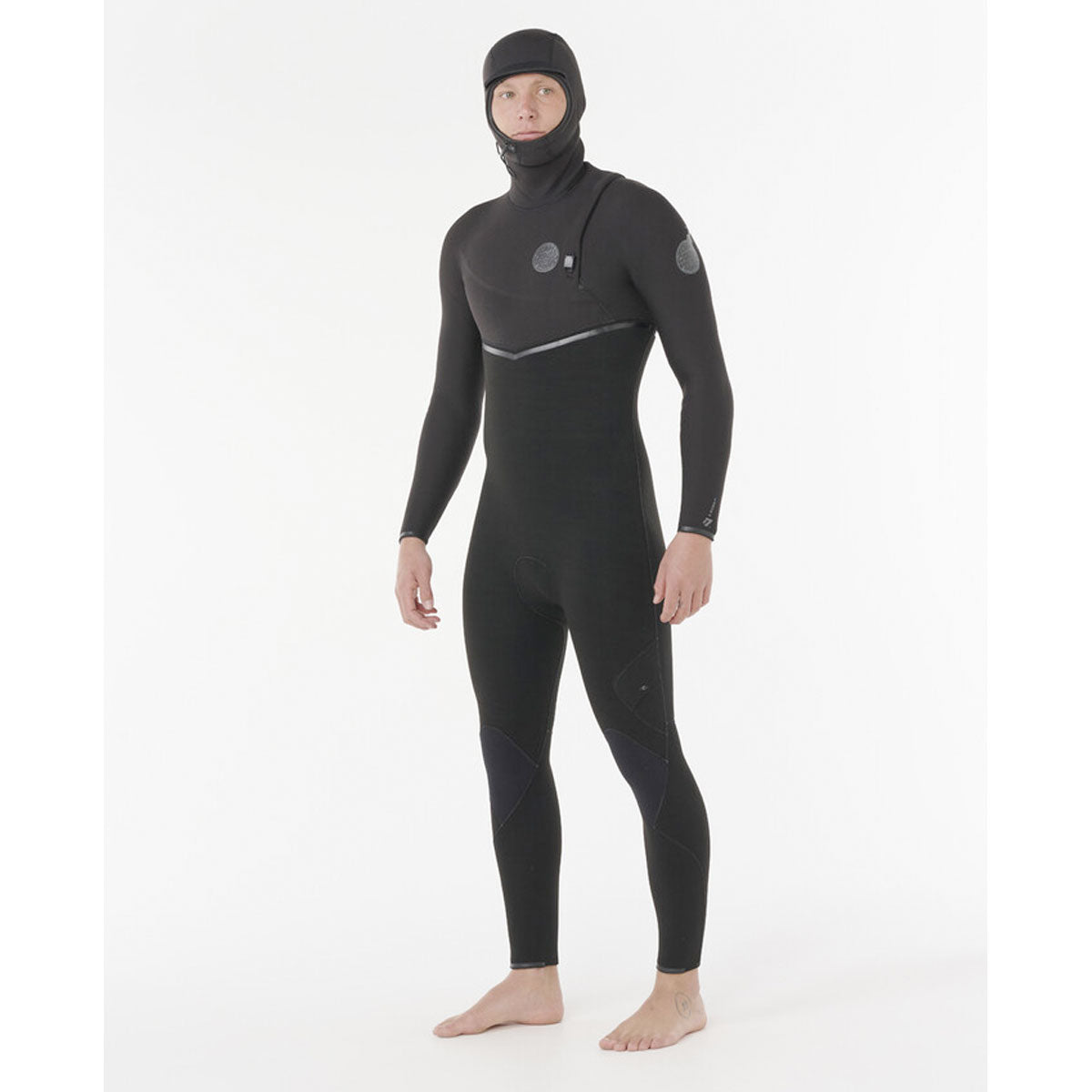 Rip Curl E-Bomb 5/4 Hooded Zip Free 26 våtdräkt framifrån