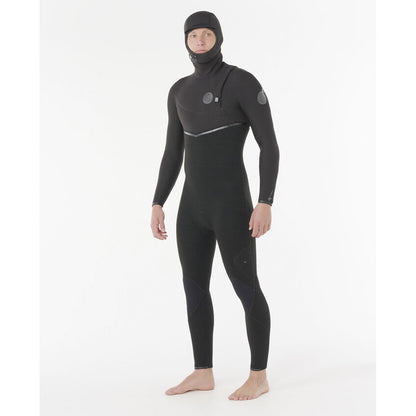 Rip Curl E-Bomb 5/4 Hooded Zip Free 26 våtdräkt framifrån