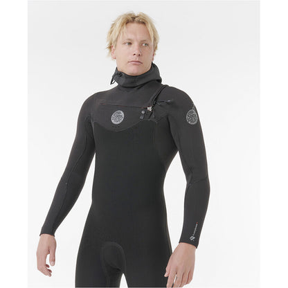 Rip Curl Flashbomb 6/4 chest zip-våtdräkt för kallt vatten