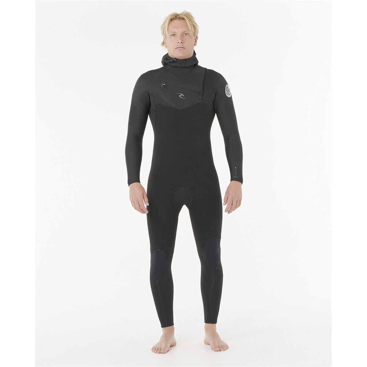 Rip Curl Dawn Patrol 6/4 våtdräkt med integrerad huva och bröstdragkedja