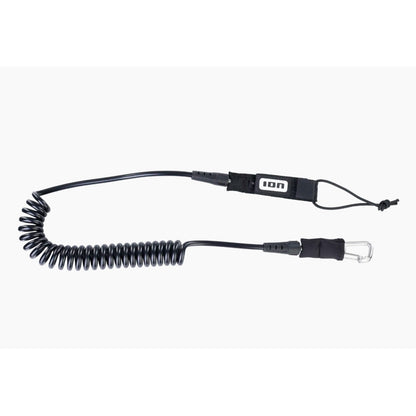 ION 8' Board Leash Core Coiled brädleash med karbinhake och plugg-loop