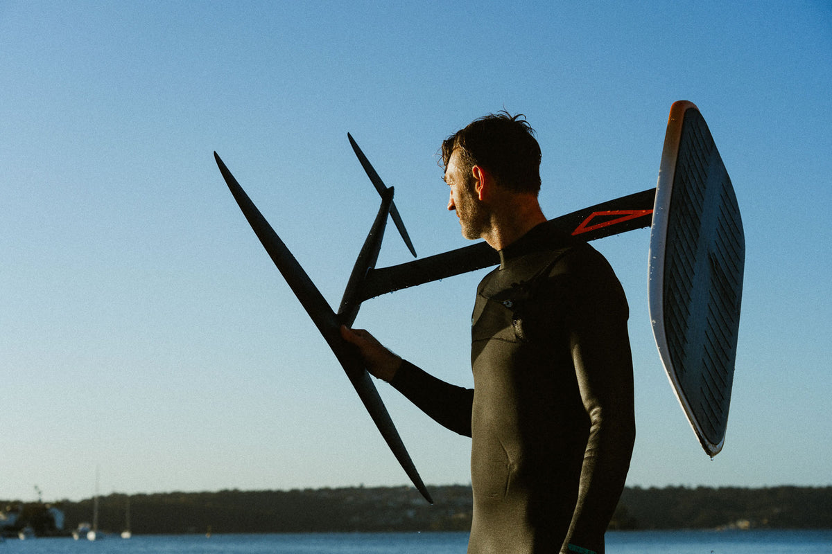 Code Foils Rv2 Series downwind och pumpfoil på öppet vatten